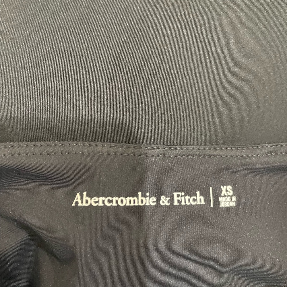 Abercrombie & Fitch Black Mini Athletic Tennis Dress Pockets XS - Picture 8 of 9